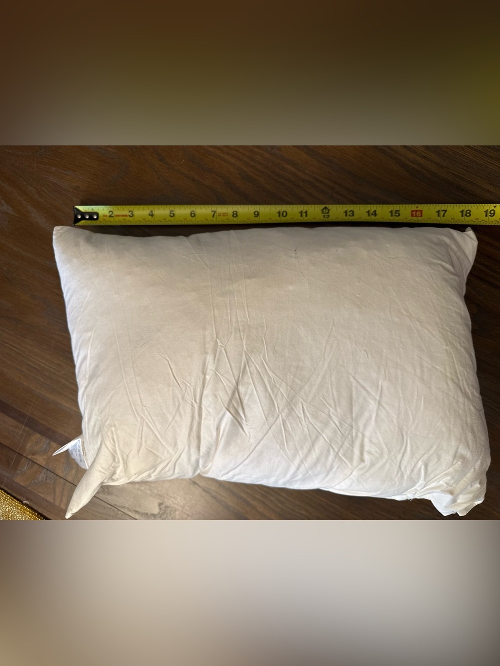 Borgata Checkerboard Lumbar Pillow with Tassel Corners & Down Feather Insert - Picture 8 of 8